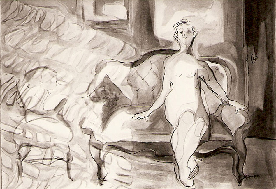Mujer sentada