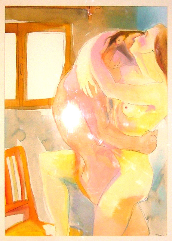 Amantes de pie
